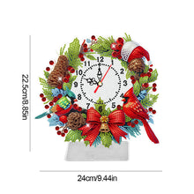 Load image into Gallery viewer, Acrylic Special Shape Christmas Cardinal DIY Diamond Painting Clock for Home