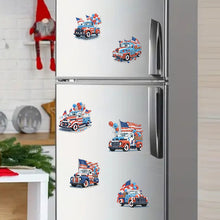 Load image into Gallery viewer, 6Pcs American Flag Car Diamond Painting Fridge Magnet for Fridge Whiteboards