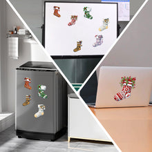 Load image into Gallery viewer, 6Pcs Christmas Stockings Diamond Painting Fridge Magnet for Fridge Whiteboards