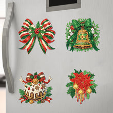 Load image into Gallery viewer, 6Pcs Christmas Elements Diamond Painting Fridge Magnet for Fridge Whiteboards