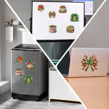 Load image into Gallery viewer, 6Pcs Christmas Elements Diamond Painting Fridge Magnet for Fridge Whiteboards