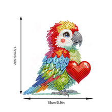 Load image into Gallery viewer, Acrylic Special Shaped Shaking Head Christmas Desktop Diamond Art Kits (Parrot)
