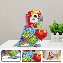 Load image into Gallery viewer, Acrylic Special Shaped Shaking Head Christmas Desktop Diamond Art Kits (Parrot)