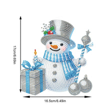 Load image into Gallery viewer, Acrylic Special Shaped Shaking Head Christmas Desktop Diamond Art Kits (Snowman)