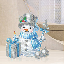 Load image into Gallery viewer, Acrylic Special Shaped Shaking Head Christmas Desktop Diamond Art Kits (Snowman)
