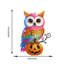 Load image into Gallery viewer, Acrylic Shaking Head Cute Christmas Desktop Diamond Art Kits (Pumpkin Owl)
