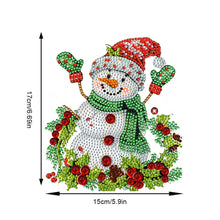 Load image into Gallery viewer, Acrylic Shaking Head Christmas Desktop Diamond Art Kits (Christmas Snowman)