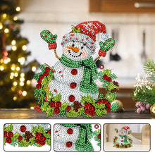 Load image into Gallery viewer, Acrylic Shaking Head Christmas Desktop Diamond Art Kits (Christmas Snowman)