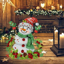 Load image into Gallery viewer, Acrylic Shaking Head Christmas Desktop Diamond Art Kits (Christmas Snowman)