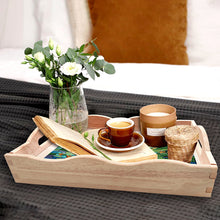 Load image into Gallery viewer, Diamond Painting Wooden Serving Tray Diamond Art Dining Plate (Christmas Tree)