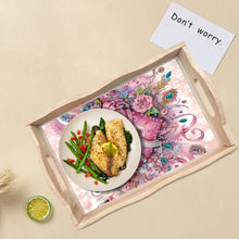 Load image into Gallery viewer, Diamond Painting Wooden Serving Tray Diamond Art Dining Plate (Heart Gift)