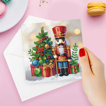 Load image into Gallery viewer, 6Pcs Nutcracker DIY Diamond Painting Card for Holiday Party Favors for Friends