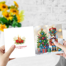 Load image into Gallery viewer, 6Pcs Nutcracker DIY Diamond Painting Card for Holiday Party Favors for Friends