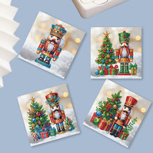 Load image into Gallery viewer, 6Pcs Nutcracker DIY Diamond Painting Card for Holiday Party Favors for Friends