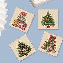 Load image into Gallery viewer, 6Pcs Christmas Tree DIY Diamond Painting Card for Holiday Party Favors for Kids