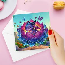 Load image into Gallery viewer, 6Pcs Bud Dragon DIY Diamond Painting Card for Holiday Party Favors for Friends