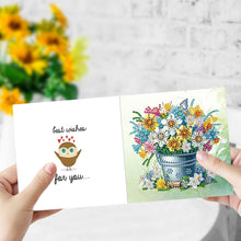 Load image into Gallery viewer, 6Pcs Flower Bucket DIY Diamond Painting Card for Holiday Party Favors for Kids