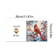 Load image into Gallery viewer, 6Pcs Finch DIY Diamond Painting Card for Holiday Party Favors for Adults Kids