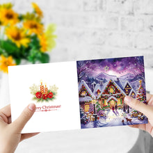 Load image into Gallery viewer, 6Pcs Christmas DIY Diamond Painting Card for Holiday Party Favors for Friends