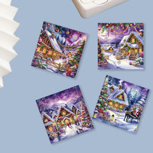 Load image into Gallery viewer, 6Pcs Christmas DIY Diamond Painting Card for Holiday Party Favors for Friends