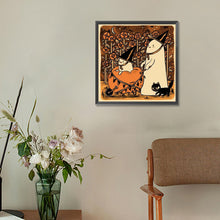 Load image into Gallery viewer, Diamond Painting - Full Round - Halloween cute ghost (30*30CM)