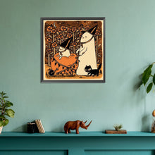 Load image into Gallery viewer, Diamond Painting - Full Round - Halloween cute ghost (30*30CM)