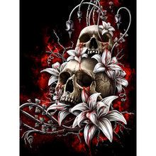 Load image into Gallery viewer, Diamond Painting - Full Round - Skull (30*40CM)