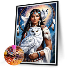 Load image into Gallery viewer, Diamond Painting - Full Round - Indian girl (30*40CM)