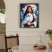 Load image into Gallery viewer, Diamond Painting - Full Round - Indian girl (30*40CM)