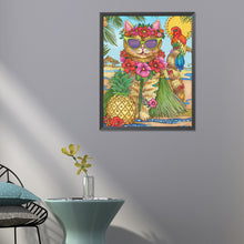 Load image into Gallery viewer, Diamond Painting - Full Round - Cat (40*50CM)