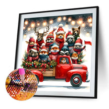 Load image into Gallery viewer, Diamond Painting - Full Round - Christmas animal party (40*40CM)