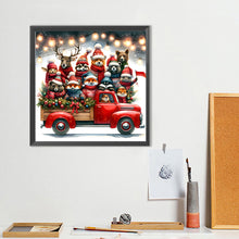 Load image into Gallery viewer, Diamond Painting - Full Round - Christmas animal party (40*40CM)