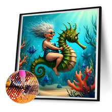 Load image into Gallery viewer, Diamond Painting - Full Round - Funny old lady (30*30CM)