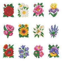 Load image into Gallery viewer, Diamond Painting - Full Round - Flower series (15*18CM)