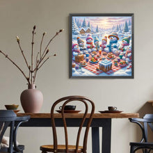 Load image into Gallery viewer, Diamond Painting - Full Round - Christmas snowman (40*40CM)