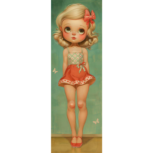 Diamond Painting - Full Round - Butterfly doll girl (30*90CM)