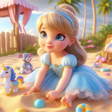 Load image into Gallery viewer, Diamond Painting - Full Round - Disney princess Cinderella (40*40CM)