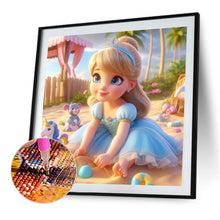 Load image into Gallery viewer, Diamond Painting - Full Round - Disney princess Cinderella (40*40CM)