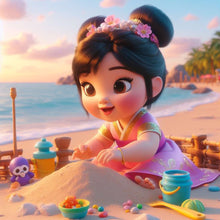 Load image into Gallery viewer, Diamond Painting - Full Round - Disney princess Mulan (40*40CM)