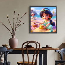 Load image into Gallery viewer, Diamond Painting - Full Round - Disney princess Jasmine (40*40CM)