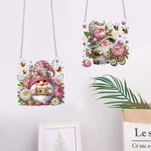 Load image into Gallery viewer, 2Pcs Flower Gnome Special Shape Diamond Painting Hanging Pendant for Wall Window