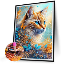 Load image into Gallery viewer, Diamond Painting - Partial Special Shaped - Cat (30*40CM)