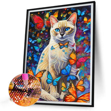 Load image into Gallery viewer, Diamond Painting - Partial Special Shaped - Cat (30*40CM)