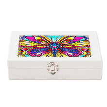 Load image into Gallery viewer, Special Shape Butterfly Diamond Art Organizer Box for Necklaces Earrings Rings