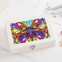 Load image into Gallery viewer, Special Shape Butterfly Diamond Art Organizer Box for Necklaces Earrings Rings