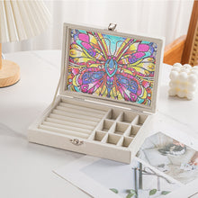 Load image into Gallery viewer, Special Shape Butterfly Diamond Art Organizer Box for Necklaces Earrings Rings