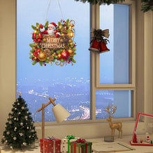 Load image into Gallery viewer, Wooden Special Shaped Santa Claus DIY Diamond Painting Hanging Home Decorations