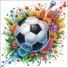 Load image into Gallery viewer, Diamond Painting - Partial Special Shaped - Football (30*30CM)
