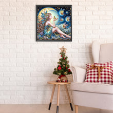 Load image into Gallery viewer, Diamond Painting - Partial Special Shaped - Girl (30*30CM)