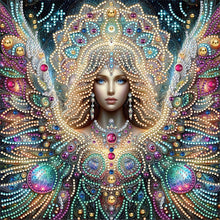 Load image into Gallery viewer, Diamond Painting - Partial Special Shaped - Girl (30*30CM)